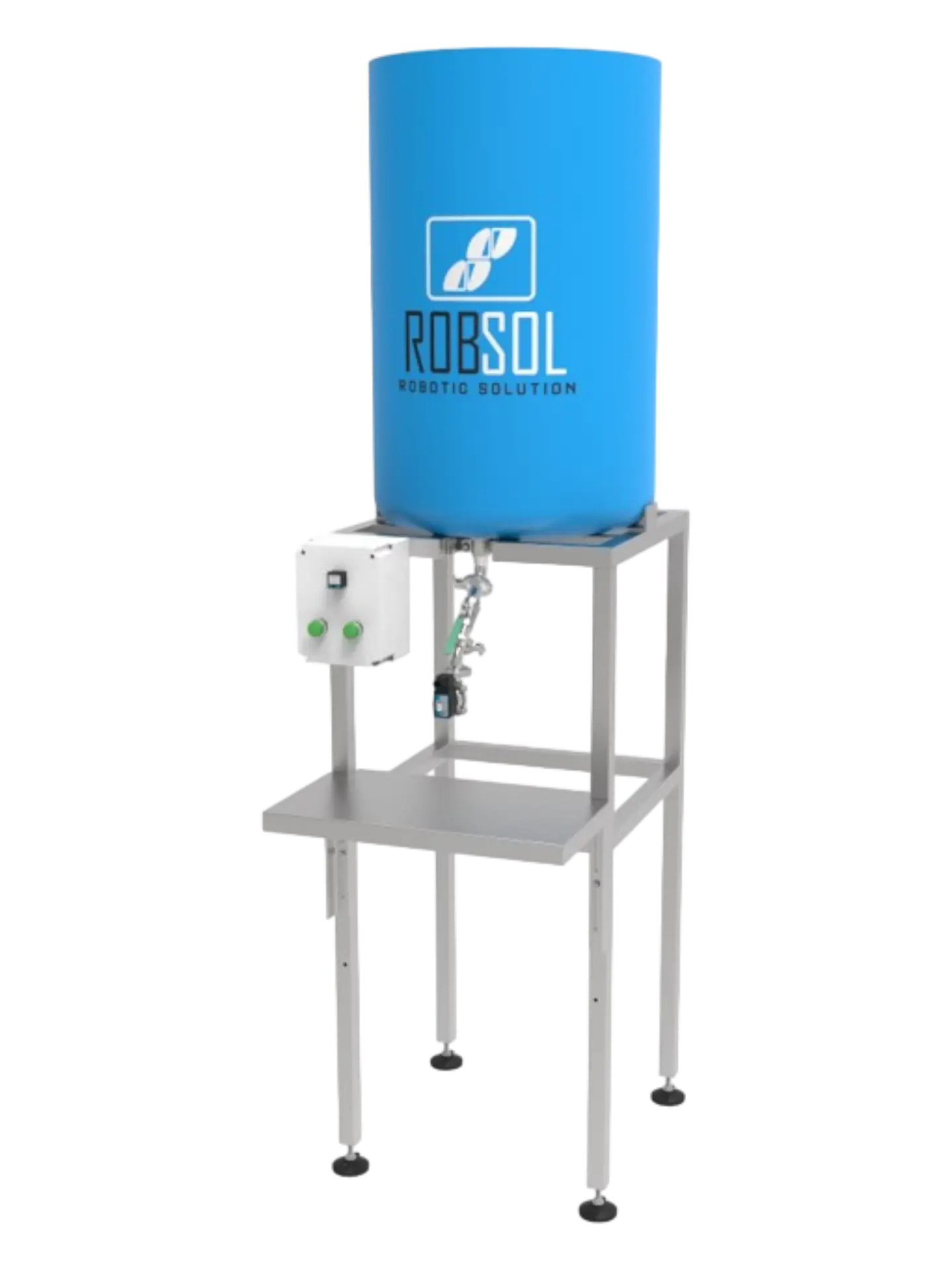 Llenadora de líquidos, agua, alcohol, jugos, gaseosas, por peso. ROBSOL